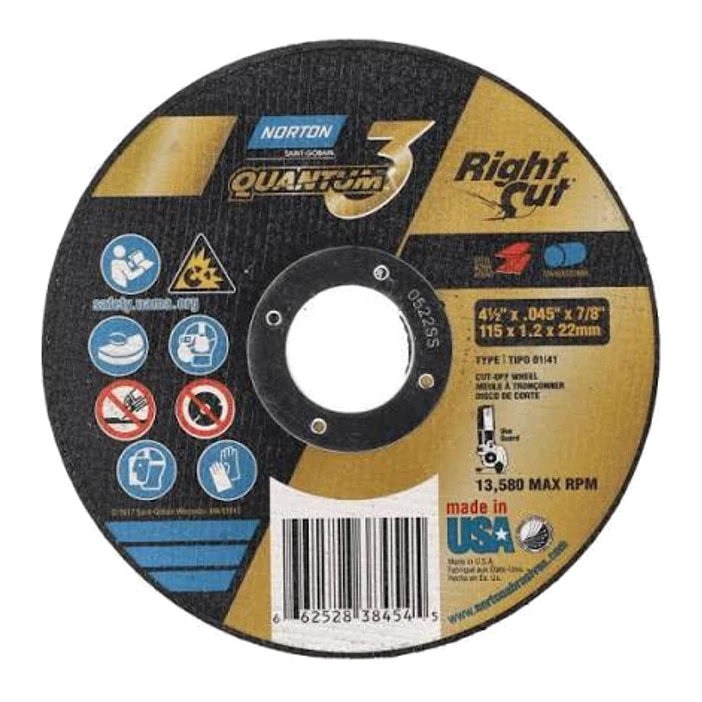 Norton Quantum3 — Thin Cut-Off Wheel