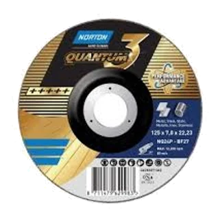 Norton Quantum3 — Depressed Centre Grinding Wheel